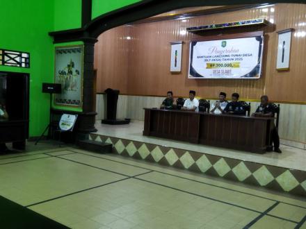 PENYALURAN BLT-DD BULAN JUNI 2025 DESA SLAWE